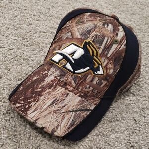 Camouflage Akron Zips Baseball Cap with Embroidered Logo